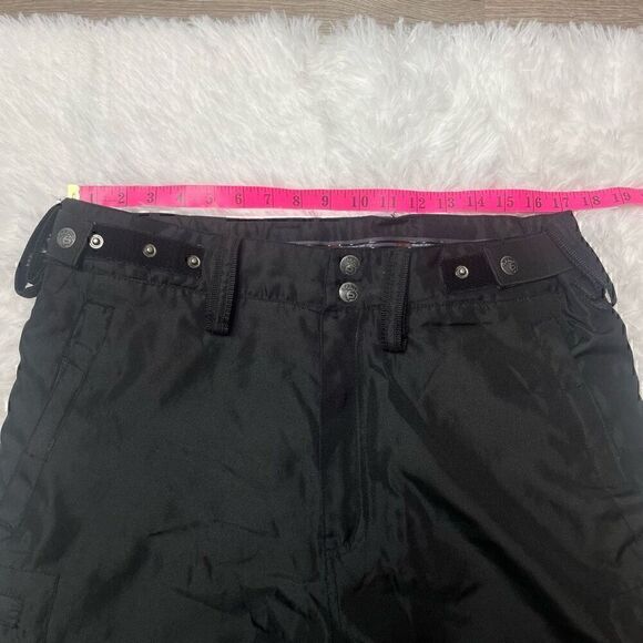 Ocean Pacific OP Sport Fleece Lined Ski Snowboard Pants Black Pockets Mens Sz L - Picture 11 of 15